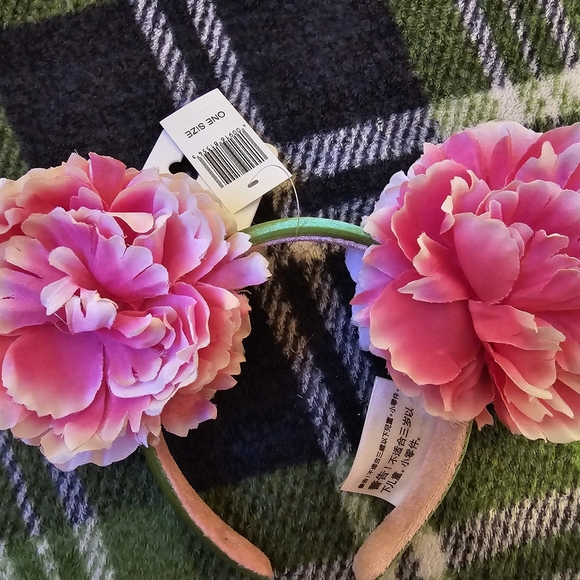 Disney Peony Flower Minnie Ears Headband - Picture 6 of 7